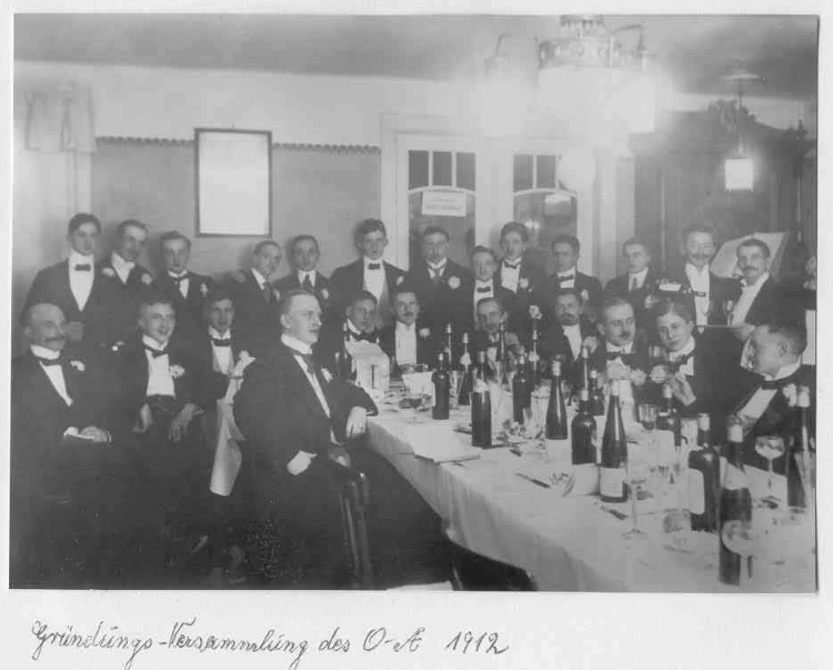 Gründungsversammlung des Oberalster V.f.W. 1912